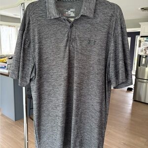 Under Armour Men's Gray Polo Shirt
